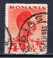 RO+ Rumänien 1935 Mi 496 Königsporträt - Usati