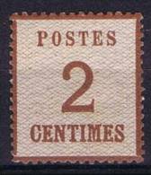 France: 1870, Yv 2 Lorraine/Lotharingen, Signé/signed,Neuf Avec ( Ou Trace De) Charniere / MH - Unused Stamps