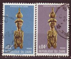 ZAIRE - 1977 - YT N° 875 / 876  - Oblitérés - - Used Stamps