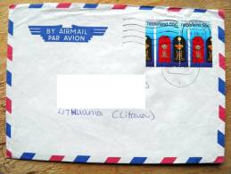 Cover Sent From Netherlands To Lithuania On 1990, Military Academy - Lettres & Documents