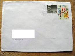 Cover Sent From Netherlands To Lithuania On 1990, Limburg, Map - Lettres & Documents