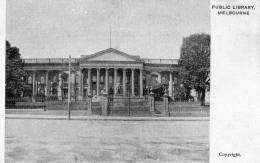 Public Library, Melbourne C1900s-1910s Unused - See 2nd Scan - Melbourne