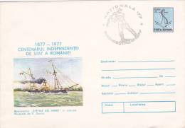 SHIPS,COVER STATIONARY,ENTIER POSTAL,CONSTANTA,1977,ROM ANIA - Altri & Non Classificati