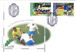 MONDIAL CHAMPIONSHIP OF RUGBY,F.D.C,2007,FRANTA - Rugby