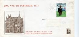 Netherlands-Philatelic Cover With "Day Of The Postage Stamp" Amsterdam [27.11.1973] Postmark (posted From Volendam) - Brieven En Documenten