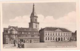 Haldensleben Markt Rathaus Kirche Benzin Tank Säule Tankstelle TOP-Erhaltung - Haldensleben