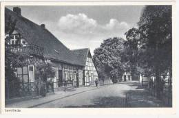 LEMFÖRDE Dorfstrasse Fachwerk Belebt Fahrrad Feldpost 11.1.1944 TOP-Erhaltung - Diepholz