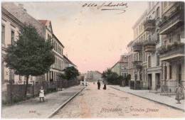 Neudamm Wilhelm Strasse Belebt Color Debno Otto Schuster Auguststraße 4 Gelaufen 20.1.1910 - Neumark