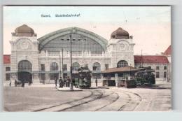 BS Basle-Town: Bundesbahnhof. With Tram &amp; Tramway Sw529 - BS Basel-Stadt