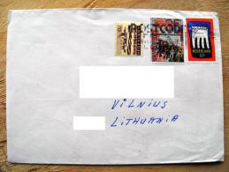 Cover Sent From Netherlands To Lithuania On 1995, Amsterdam 700, - Briefe U. Dokumente