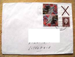 Cover Sent From Netherlands To Lithuania On 1994, Amsterdam 700, - Briefe U. Dokumente