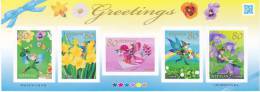 Japan Mi 5551-5555 Spring Greetings * * Fairy - Daffodil - Rainbow - 2011 - Blocs-feuillets