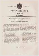 Original Patentschrift - E. Renger In Dippoldiswalde I.S., 1902 , Bremse Für Wagen , Kutsche , Fuhrwerk !!! - Andere & Zonder Classificatie