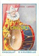 Chromo Chocolat Aiguebelle, La Grosse Caisse, Clown - Aiguebelle