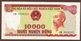 VIETNAM 10000 DONG 1993 Serie IH  P#115    Ho Chi Minh - Vietnam