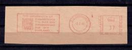 A1 Great Britain 1988 Machine Stamp Atm Label Postmark Fragment The University Of Birmingham ,book - Máquinas Franqueo (EMA)