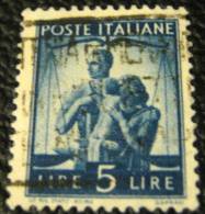 Italy 1945 Work Justice And Family 5l - Used - Afgestempeld