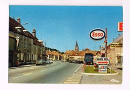 LONGEAU (Haute-Marne)  Le Centre ( Essence...Esso...) - Le Vallinot Longeau Percey
