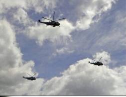 Australian Navy Helicopter - Westland Sea King MK50 Helicopters - Fly Past During Decommissioning Of Squadron - Helicopters