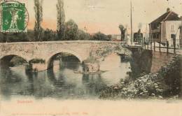 BONCOURT --LE TRAMWAY OU LE TRAIN ++ LE PONT EN 1900 - Court