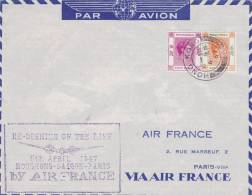 Reouverture De La Ligne Hon-Kong Saïgon Paris Par Air France Le 5 Avril 1947 - Nuevos