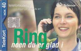 Norway, N177, Ring Ung Dame, CN: C06140430, 2 Scans. . - Norway