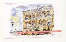 Mint S/S  Building  1998   From Macao - Unused Stamps