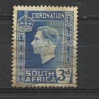 SOUTH AFRICA 1937 - CORONATION 3  - USED OBLITERE GESTEMPELT USADO - Gebraucht