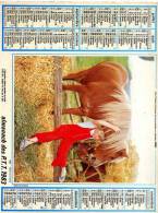 Calendrier  G-F  De La Region Parisienne -75-78-91-92-93-94-95  De 1983 - Groot Formaat: 1981-90