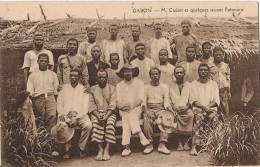 RARE  GABON  M.CADIER  ET QUELQUES JEUNES PAHOUINS - Gabon