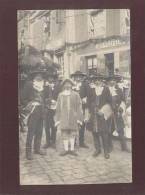 53 Gorron Carte Photo Fête Magasin Oger-lefeuvre , Penloup , Photo Courtot à Domfront - Gorron