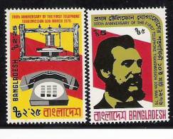 BANGLADESH 1976  Centenary Of Telephone. SG 76/77. 2v Complete Set. MNH(**). - Bangladesch