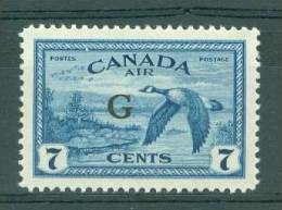 Canada: 1950/52   KGVI - Canadian Geese  'G'   OVPT     SG O190    7c    MNH  ** - Aufdrucksausgaben