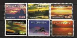 Nouvelle Zélande ROSS 1999 N° 66 / 71 ** Antarctique, Couchers De Soleil, Fumée Marine, Mont Erebus, Mer, Nuages - Unused Stamps