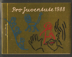 PRO JUVENTUTE 1988 Neuf ** SBK 22,- CHF Dessin Enfant - Libretti