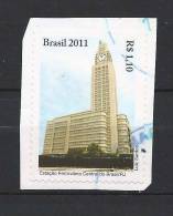 Brasil 2011  -  Central Railway Station Of Rio   Mi. 3889  Used, Oblitéré, Gest. (on Paper) - Usados