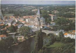 CPM 85 - Mareuil Sur Lay - L'Eglise Romane - Vue Aérienne - Mareuil Sur Lay Dissais