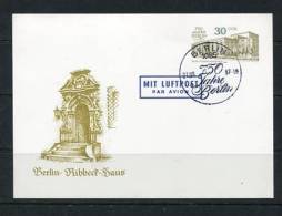 Germany 1987 Postal Stationary Card Special Cancel 750 Year Berlin - Cartes Postales - Oblitérées