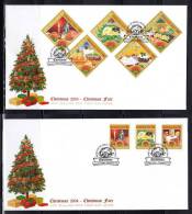 New Zealand 2004 Christmas 2xFDCs - FDC