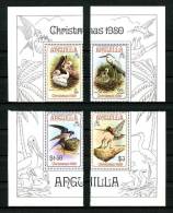 ANGUILLA 1980  N° 365/368  **  Neufs = MNH Superbes  Cote 8.50 € Faune Oiseaux Birds Fauna Noël Christmas - Anguilla (1968-...)