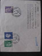 ML 16 - TB Enveloppe Affranchie Avec: N° 367, 682, 718. De La Foire Commerciale De Nantes Pour Maisons-A  :(08/04/1954). - 1921-1960: Modern Period