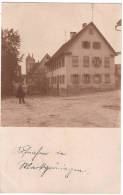 Marktgröningen Kr Ludwigsburg Private Fotokarte Belebt 13.2.1909 Mit Ortsstempel STUTTGART Gelaufen - Ludwigsburg