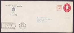 ## United States Postal Stationery Ganzsache Entier DISABLED AMERICAN VETERANS Cachet STAUNTON 1960 Cover Cancer Slogan - 1961-80
