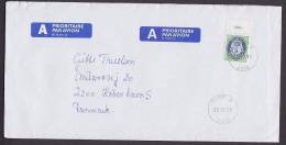 ## Norway Prioritaire Par Avion Airmail Label Deluxe TVEIT B 1999 Cover Brief KØBENHAVN Denmark Stamp W. Marginal Rand ! - Lettres & Documents