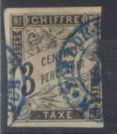 #17# COLONIES GENERALES TAXE N° 3 Oblitéré Fort-de-France (Martinique) - Impuestos