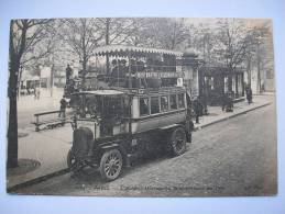 Ma Réf: 63-6-2.           PARIS     L'Autobus Montmartre  Saint-Germain-des-Près. - Transport Urbain En Surface