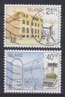 Iceland 1990 Mi. 726-27 Europa CEPT : Postalische Einrichtungen Complete Set !! - Gebraucht