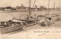Hasselt :  Lossen Van Boten Aan De Kaai ( Paardekarren) - Hasselt