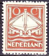 1924 Reddingswezen 10 Ct  Roodbruin NVPH 140 Ongestempeld - Neufs