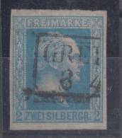 Germany State Prussia King Friedrech Wilhelm IV 2 Sgr Mi#7a 1857 USED - Gebraucht